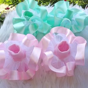 Ruffle socks handmade